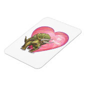 Romantische Triceratops zijn van mij Magneet (Linkerzijde)