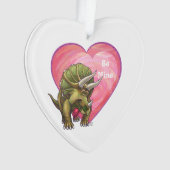 Romantische Triceratops zijn van mij Ornament (voorkant)