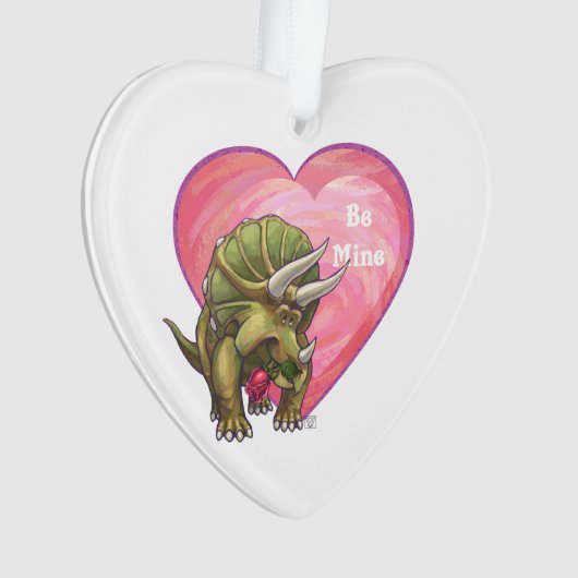 Romantische Triceratops zijn van mij Ornament (voorkant)