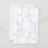 Romantische tropische bedankkaart RSVP kaartje (Achterkant)