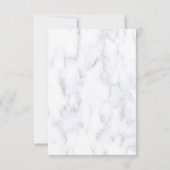 Romantische tropische bruiloft dank u kaart (Achterkant)