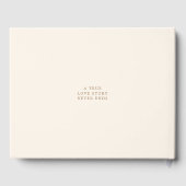 Romantische tropische groen bruiloft gastenboek (Achterkant)