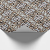 Romantische tropische uitheemse zee schelp- en zee cadeaupapier (Hoek)