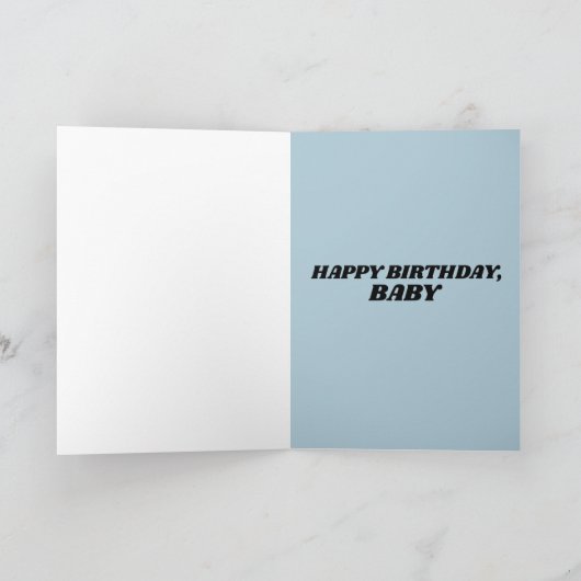 ROMANTISCHE TROPISCHE VERJAARDAGSCARD KAART (Binnen)