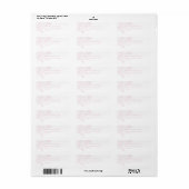 Romantische Trouwpeonen Delicate Blush Roze Etiket (Full Sheet)