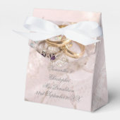 Romantische trouwringen bedankdoosjes (Voorkant Zijde)