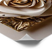 Romantische trouwscène met engelenpaar poster (Hoek)