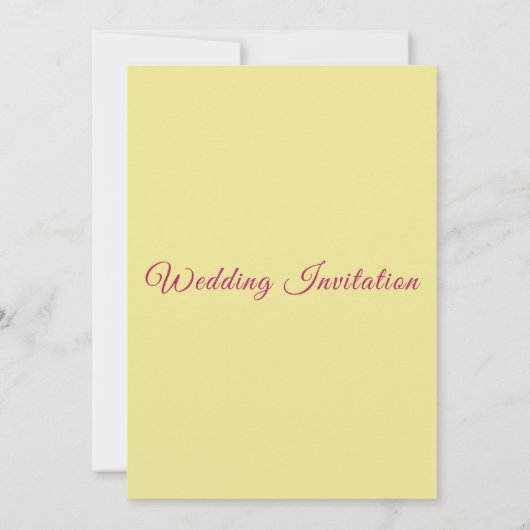 romantische trouwuitnodiging kaart (Achterkant)