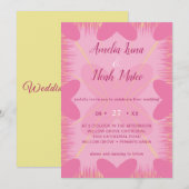 romantische trouwuitnodiging kaart (Voorkant / Achterkant)