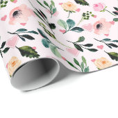 Romantische tuin cadeaupapier (Rol Hoek)