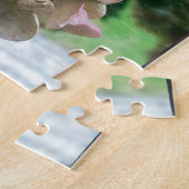 romantische tuin hydrangea legpuzzel (Zijkant)