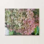 romantische tuin hydrangea legpuzzel (Horizontaal)