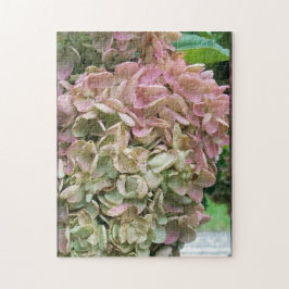 romantische tuin hydrangea legpuzzel