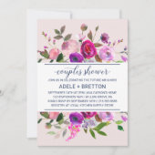 Romantische Tuin Koppel Bruisparty Kaart (Voorkant)