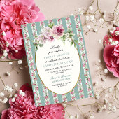 Romantische Tuin Party Vrijgezellenfeest Kaart