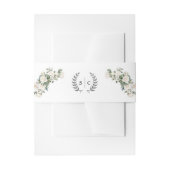 Romantische tuin Rozen bruiloft Uitnodigingen Wikkel (Voorkant Voorbeeld)