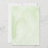 Romantische Tuin Slingerlichtjes Save the Date Aankondiging (Achterkant)