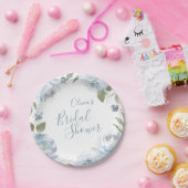 Romantische tuin waterverf bloemen vrijgezellenfee papieren bordje (Feest)