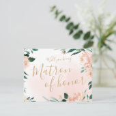 Romantische tuin, zult u mijn ereheer zijn kaart (Staand voorkant)