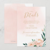 Romantische tuinbouwkaart kaart (Voorkant / Achterkant)