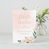 Romantische tuinbouwkaart kaart (Staand voorkant)