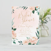 Romantische tuinperappelbloem Vrijgezellenfeest Kaart (Staand voorkant)