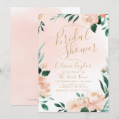 Romantische tuinperappelbloem Vrijgezellenfeest Kaart (Voorkant / Achterkant)