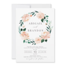 Romantische tuinperziken waterverf bloementeelt