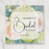 Romantische tuinvloementjes Bruidscadeautags Bedankjes Labels (Voorkant)