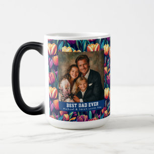 Romantische Tulp Boeket Fijne Vaderdag Reismok Magische Mok
