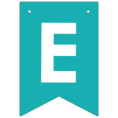 Romantische turquoise liefde Valentijn vieren foto Vlaggetjes (Tweede vlag)