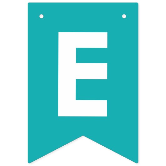 Romantische turquoise liefde Valentijn vieren foto Vlaggetjes (Tweede vlag)