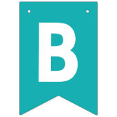 Romantische turquoise liefde Valentijn vieren foto Vlaggetjes (Eerste vlag)