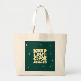 Romantische typografie tas Valentijnsdag cadeau
