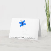 Romantische uitvlucht! Trouwcadeau of bedankkaart (Achterkant)