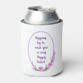 Romantische vakantieworsten Tulip bloemen Pasen Blikjeskoeler (Blikje Voorkant)