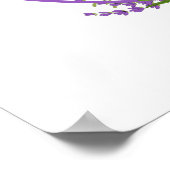 Romantische vakantieworsten Tulip bloemen Pasen Poster (Hoek)