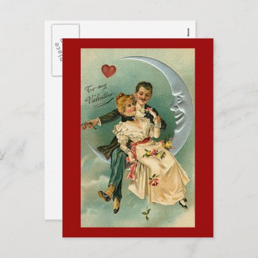  Romantische Valentijn (4) Feestdagenkaart (Voorkant / Achterkant)