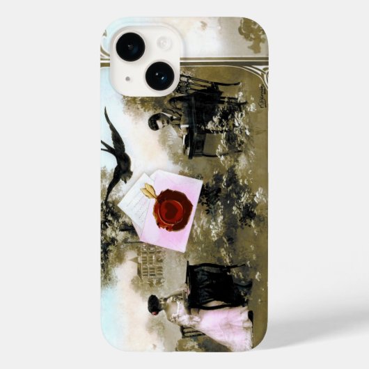 ROMANTISCHE VALENTIJN BRIEF, RODE WAX SEAL Case-Mate iPhone CASE (Achterkant)