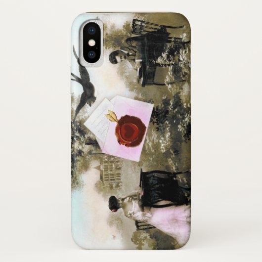 ROMANTISCHE VALENTIJN BRIEF, RODE WAX SEAL Case-Mate iPhone CASE (Achterkant)