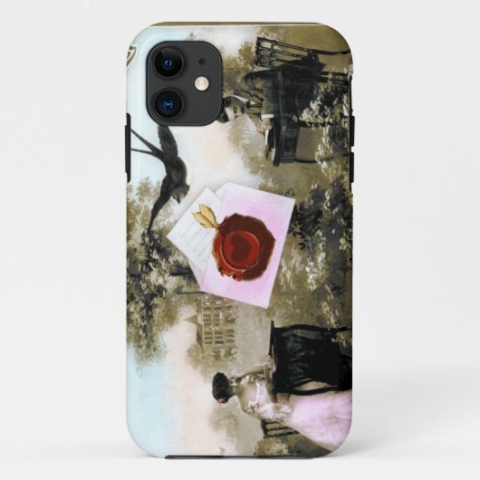 ROMANTISCHE VALENTIJN BRIEF, RODE WAX SEAL Case-Mate iPhone CASE (Achterkant)