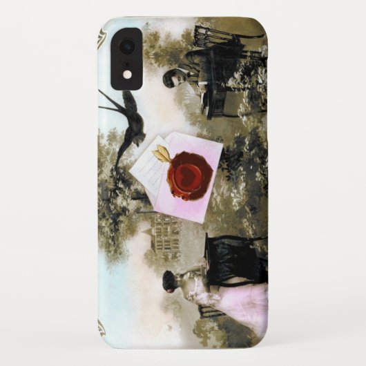 ROMANTISCHE VALENTIJN BRIEF, RODE WAX SEAL Case-Mate iPhone CASE (Achterkant)