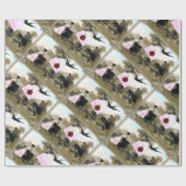 ROMANTISCHE VALENTIJN BRIEF, RODE WAX SEAL MET HAR CADEAUPAPIER (Vlak)