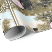 ROMANTISCHE VALENTIJN BRIEF, RODE WAX SEAL MET HAR CADEAUPAPIER (Rol Hoek)