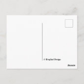 Romantische Valentijn houdt van  roze rozen bloeme Briefkaart (Achterkant)