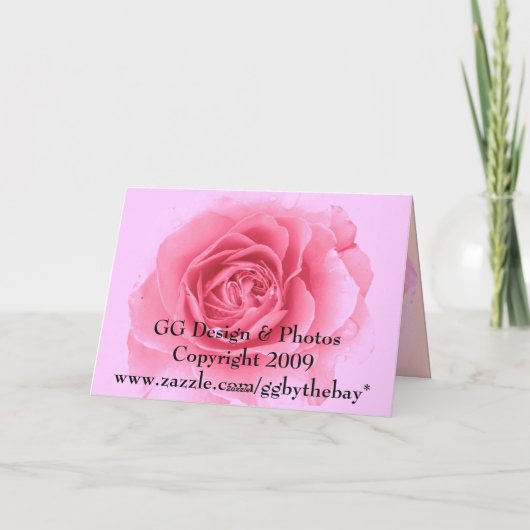 Romantische Valentijn-kaart Feestdagen Kaart (Achterkant)