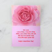 Romantische Valentijn-kaart Feestdagen Kaart (Binnen)