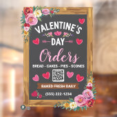 Romantische Valentijn Window Cling |  Raamsticker (Vel 2)