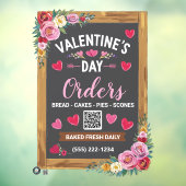 Romantische Valentijn Window Cling |  Raamsticker (Vel 3)