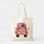 Romantische Valentijn's Day Canvas tas - Schattige (Achterkant)